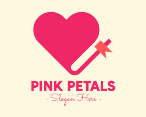 Pink Lovely Book logo design