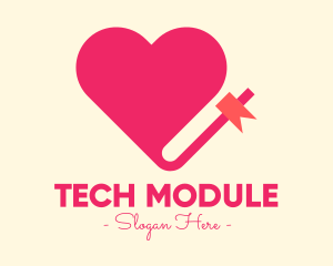 Module - Pink Lovely Book logo design