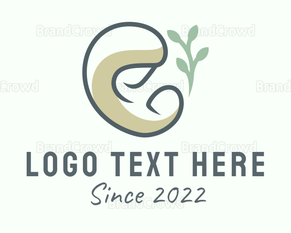 Organic Breastfeeding Mother Logo