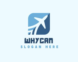 Aviation Transport Plane Tourism Logo