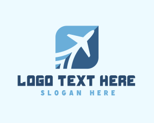 Tourism - Aviation Transport Plane Tourism logo design