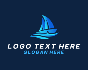 Ship - Premium Sailor Boat logo design