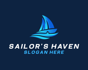 Premium Sailor Boat logo design