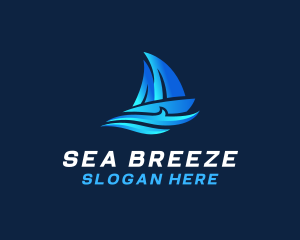 Premium Sailor Boat logo design