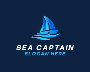 Premium Sailor Boat logo design