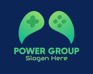 Tech - Green Leaf Controller logo design