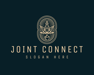 Joint - Minimalist Marijuana Oil logo design