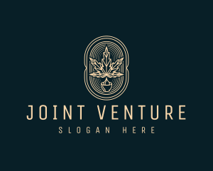 Joint - Minimalist Marijuana Oil logo design