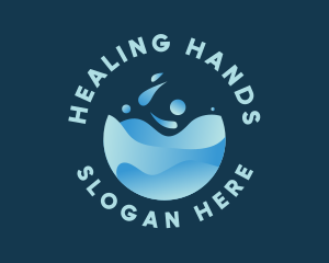 Clean Water Splash Logo