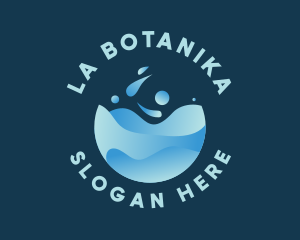 Water Supply - Clean Water Splash logo design