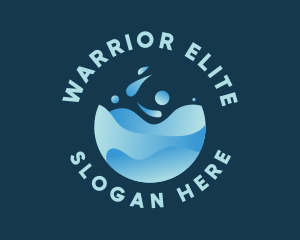 Plumbing - Clean Water Splash logo design