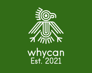 Quetzalcoatl - Aztec Bird Symbol logo design