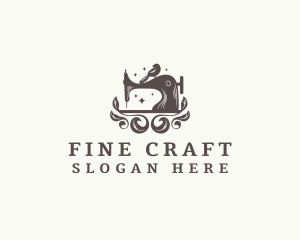 Bird Sewing Tailoring logo design