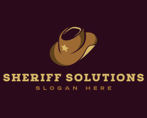 Cowboy Hat Sheriff logo design