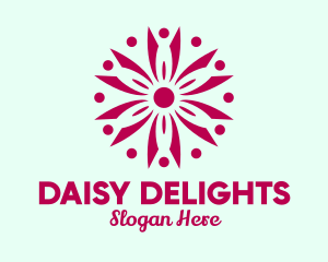 Daisy - Elegant Daisy Pattern logo design