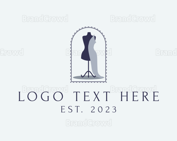 Tailor Dress Making Logo