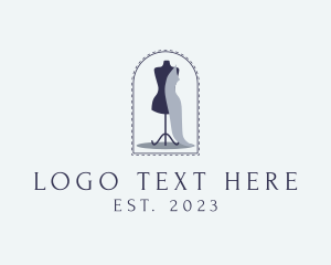 Mannequin - Tailor Dress Making logo design