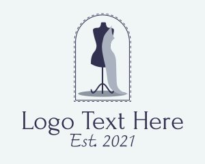 Gown - Tailor Dress Making logo design