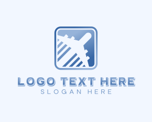 Logistics - Jet Pilot Aircraft logo design