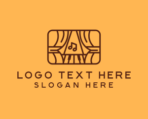 Brown Musical Theatre Stage Logo