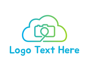 Cloud - Camera Photography Cloud logo design