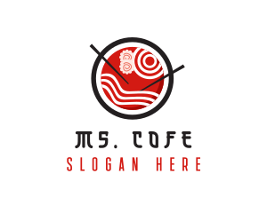 Japanese Ramen Restaurant  logo design