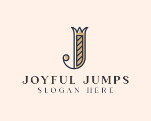 Fashion Jewelry Boutique Letter J logo design