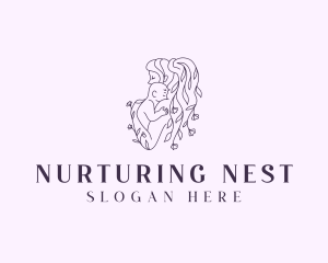 Mother - Parenting Mother Baby logo design