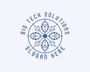 Biology - Circuit Tech Bioengineering logo design