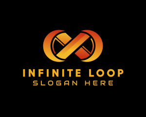 Loop - Gradient Infinity Loop logo design