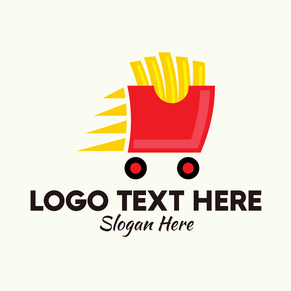 French Fries Delivery Logo | BrandCrowd Logo Maker