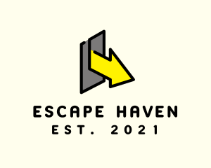 Escape - Escape Door Arrow logo design