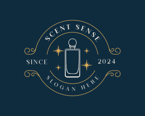 Scent Perfume Bottle logo design