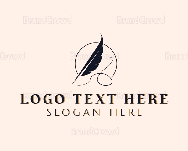 Quill Blogger Author Logo