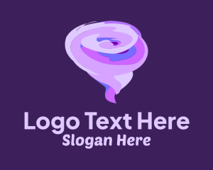 Purple Twister Cyclone Logo