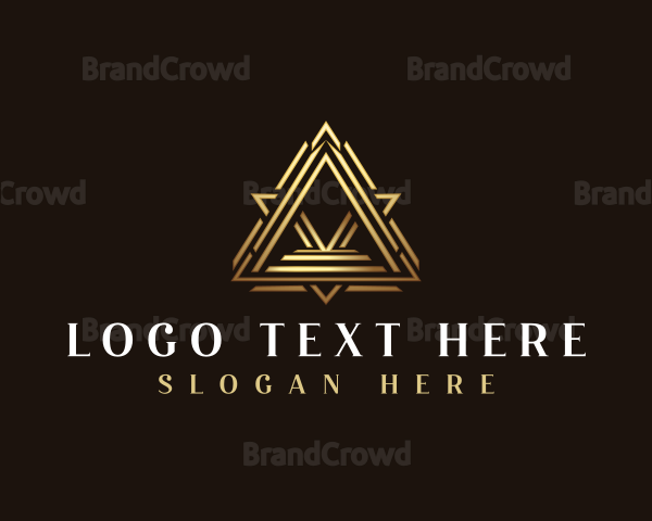 Pyramid Luxury Triangle Logo