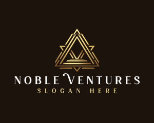 Pyramid Luxury Triangle logo design