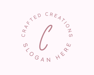 Feminine Handwritten Cosmetics Boutique logo design