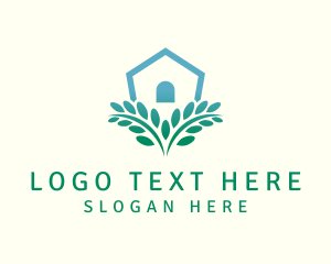 Sustainable - Organic Eco House logo design