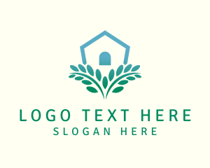 Accommodation - Organic Eco House logo design