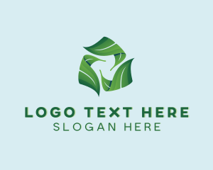 Farming - Recycle Leaf Nature logo design