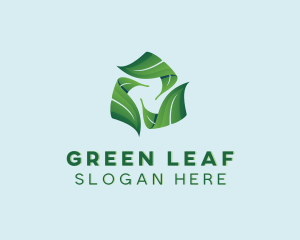 Recycle Leaf Nature logo design