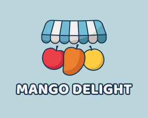 Mango - Fruit Smoothie Kiosk logo design