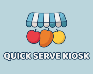 Fruit Smoothie Kiosk logo design