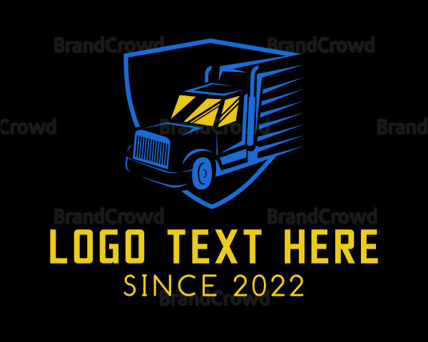 Shield Trucking Emblem Logo