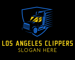 Shield Trucking Emblem Logo