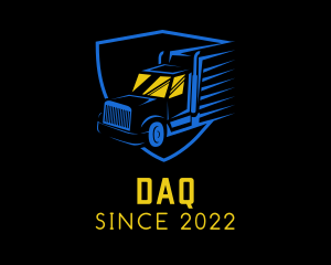 Trailer - Shield Trucking Emblem logo design