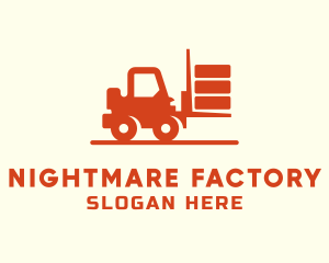 Forklift Warehouse Truck logo design