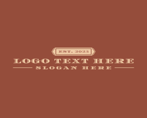 Texan - Western Banner Business logo design