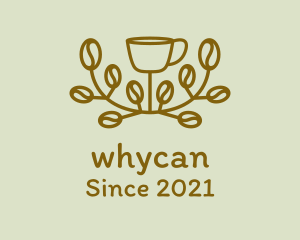 Coffee Farm - Organic Coffee Vine logo design